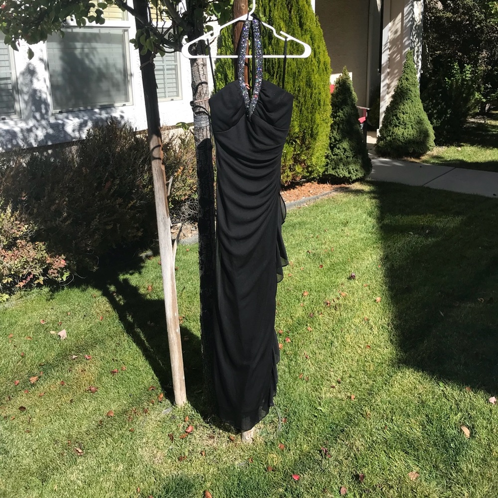 Halter style prom dress
